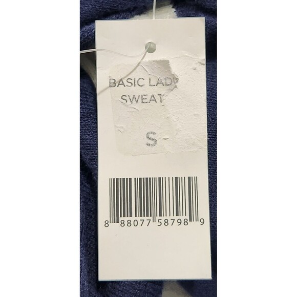 Dip Long sleeve Blouse Sweater For Women Lightweight Color Blue Navy White B11 - Picture 9 of 11